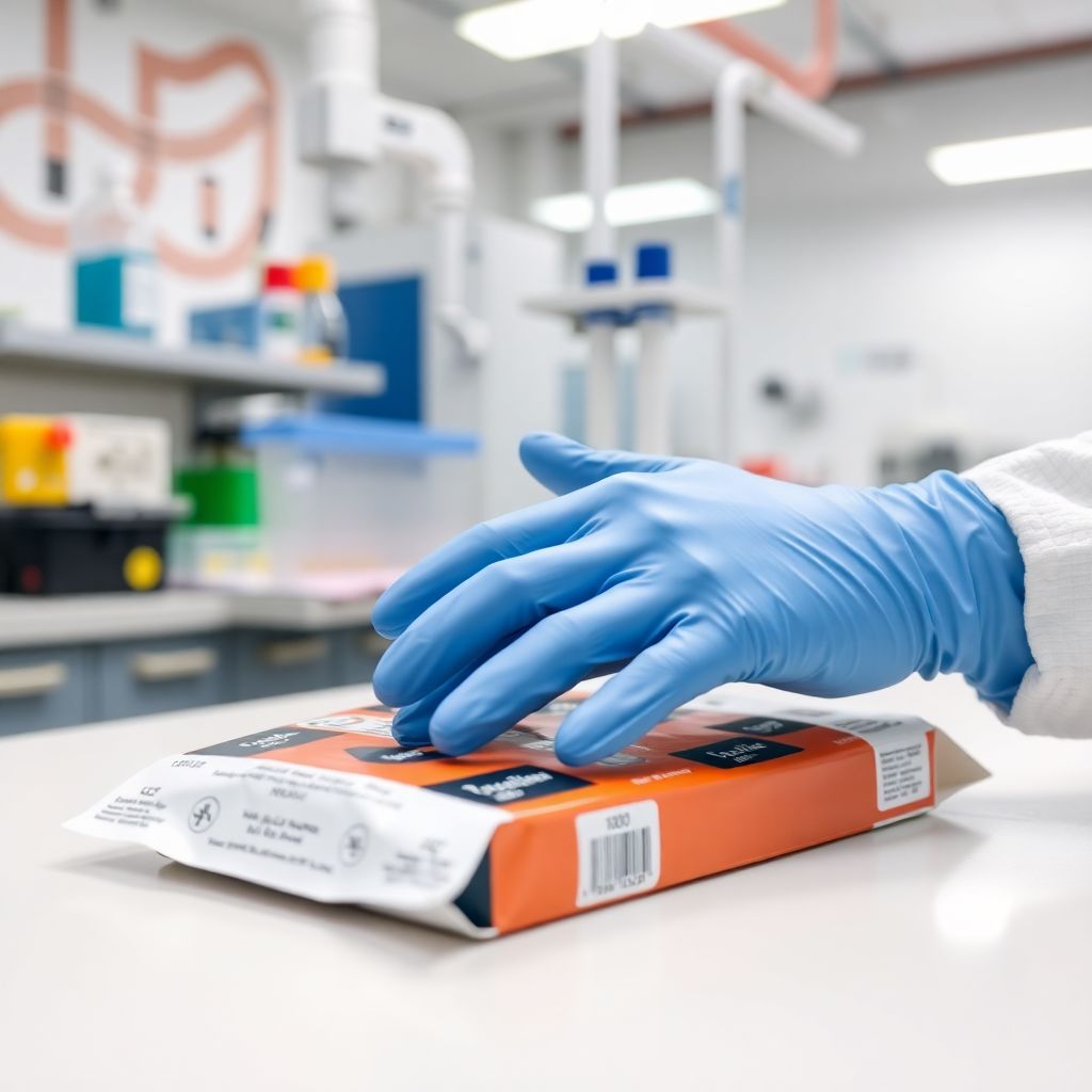 Guantes de Nitrilo para Laboratorio