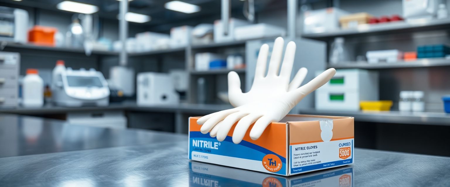 Guantes De Nitrilo Para Laboratorio