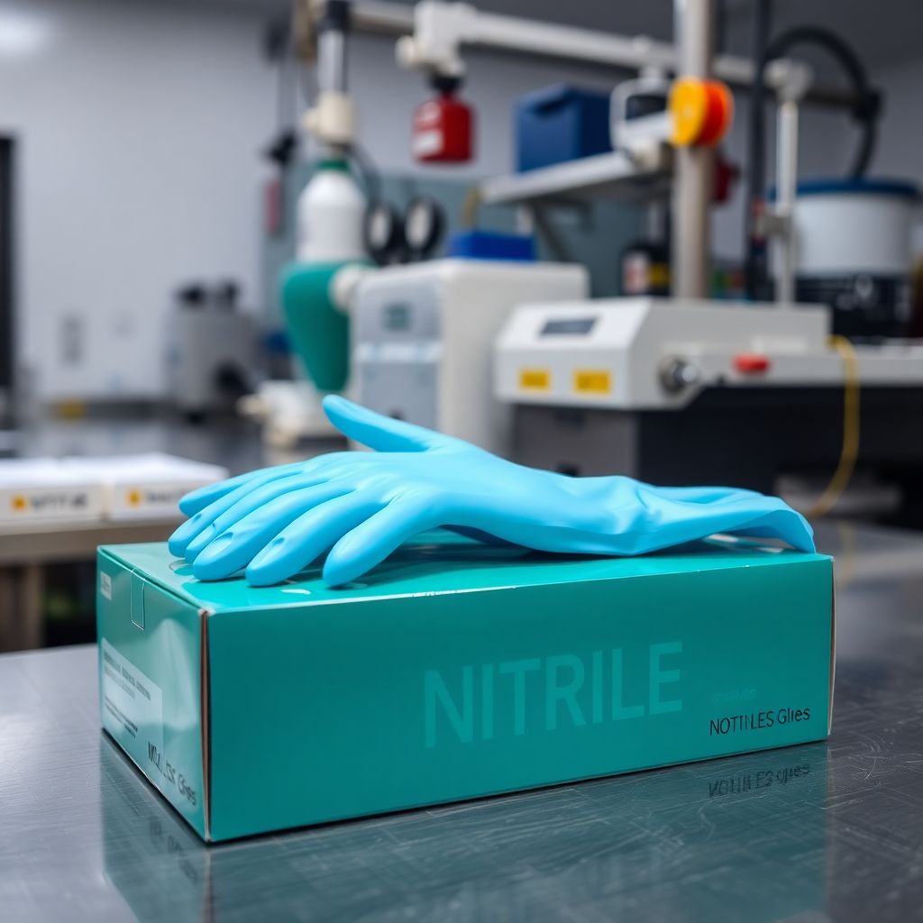 Guantes de Nitrilo para Laboratorio